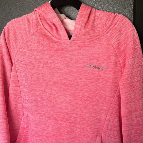 Columbia pink hooded sweatshirt size medium - Picture 2 of 6